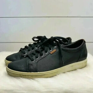 ECCO Men’s Comfort Lace up Soft Leather SNEAKERS US Size 8